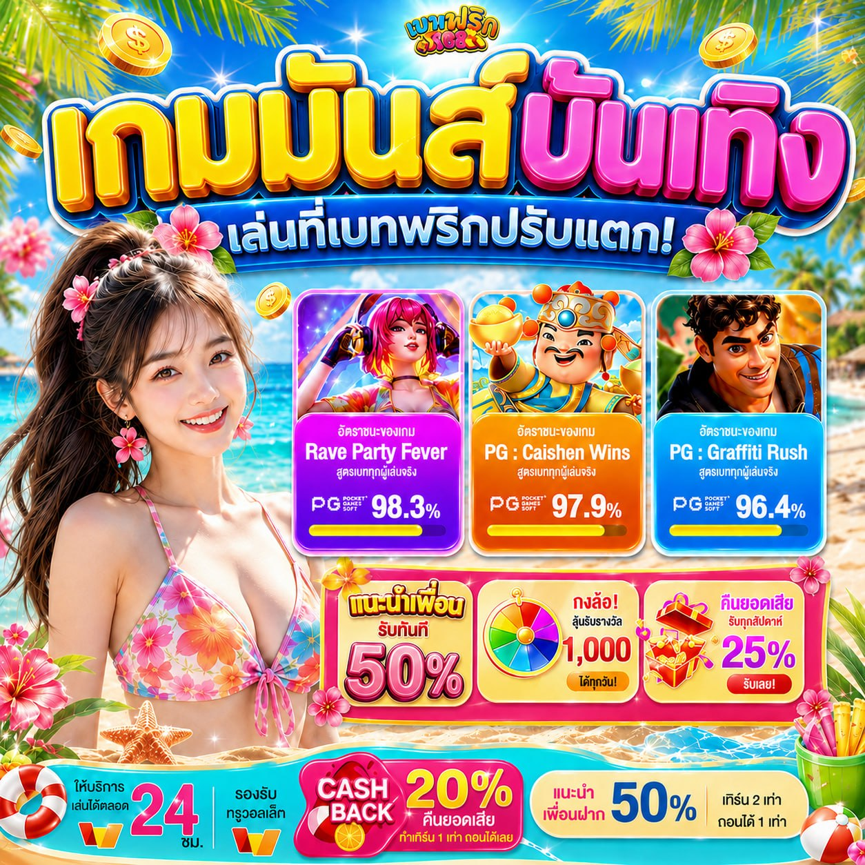 เริ่มต้นง่าย ๆ แบบไม่ต้องคิดเยอะ ใครก็เข้าถึง PG SOFT ได้ชิล ๆ