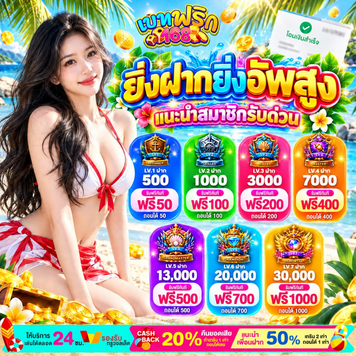 โปรฝาก10รับ100